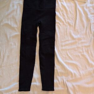 SPANX Look At Me Black Leggings Sz M